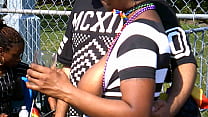 Thick Ebony Breasts at Pride 2016!