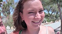 German Teen Seduce to Porn Casting at Holiday on Mallorca