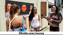Gorgeous teens getting fucked for money 20