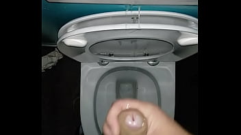 cumshot toilet
