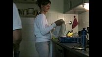 Amateur sex in the kitchen
