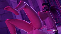 Hot babes having anal sex in a lewd 3d animation by The Count