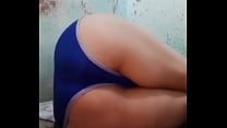 Desi bhabi Peeing in panties while lying down